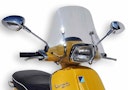 Vorschaubild ERMAX Scooterscheibe Mini Sportivo Acrylic durchsichtig Schwarz getönt für VESPA Sprint 125; Sprint 150; Sprint 50