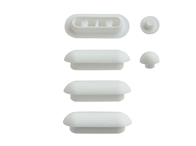 WC-SITZ PUFFERSET 20 4 RING /2 DECKELPUF.