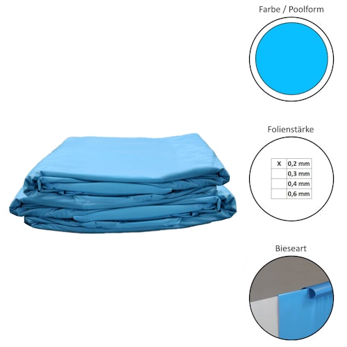 Summer Fun Innenauskleidung für Rundbecken 450x90cm / 0,20mm overlap