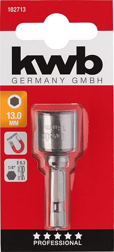 kwb Steckschl. 13mm, Magnet, E6.3 102713
