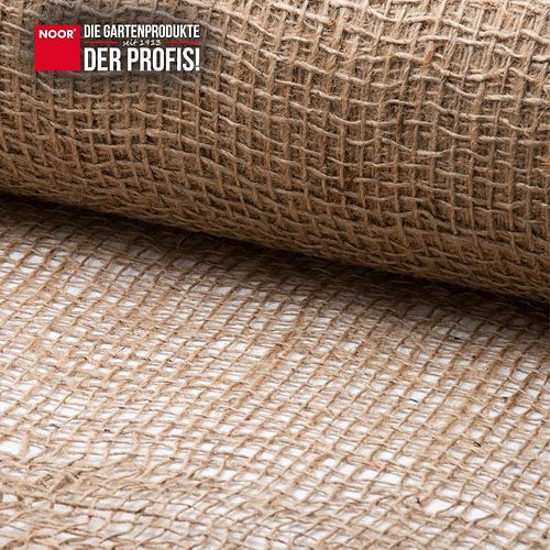 NOOR Erosionsschutzmatte Jute Netz 1,22x50m 500 g/m²