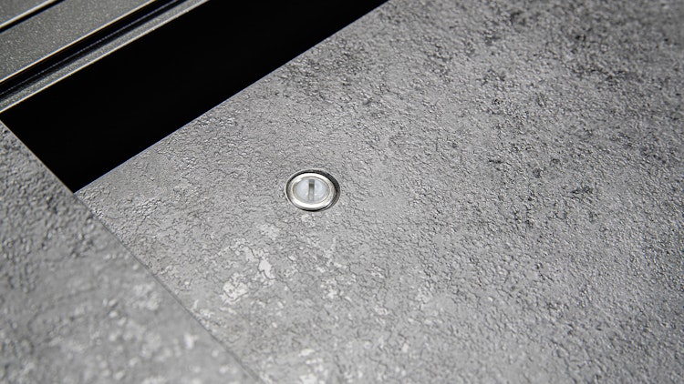 Kettler HPL-Ausziehtisch CUBIC 140/210 x 70 cm, Aluminium / HPL Anthrazit - Sonderaktion