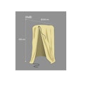 Vorschaubild Noor Winterschutzhaube Biwak  XXXXL Ø250 x H 350 cm mit je 2 Reißverschlüssen und Zugseilen 140g/m²