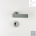 Vorschaubild Griffwerk Wechselgarnitur CARLA K3-Edelstahl matt-Klipptechnik