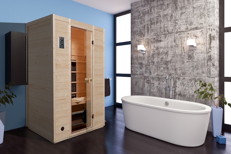 Weka Infrarot Wärmekabine Vaala Gr. 2 inkl. Linienstrahler