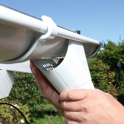 Skan Holz Metall Regenrinnen-Set für Carport Taunus Gr. 1+2