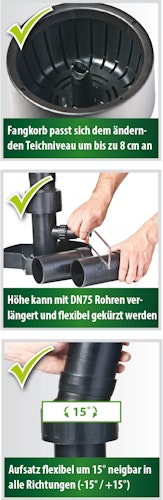 Heissner Stand-Skimmer (F551-00)