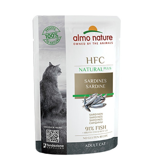 Almo Nature HFC Natural Plus 55g Beutel KatzennassfutterVorschaubild