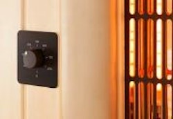 Infraworld Saunasteuerung Saunacontrol T4 für Verdampfer- und Saunaofen sowie 2 VITALlight-Infrarotstrahler (versenkbar)