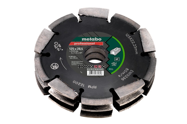 Metabo Diamantfrässcheibe 3125x28,5x22,23mm"professional""UP"Universal
