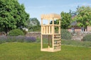 Vorschaubild Akubi Kinderspielturm Ritterburg Löwenherz mit Kletterwand ECO