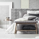 Vorschaubild Mollis Polsterpaneel Grau  15x30 cm