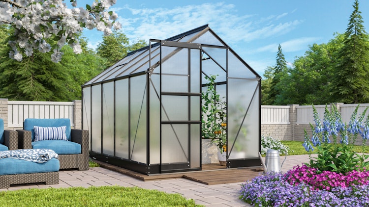Vitavia Gewächshaus Apollo 6200 inkl. 2 Dachfenstern - 6,2 m²