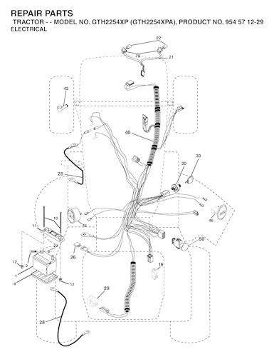 Husqvarna Gartentraktoren GTH2254 XP, GTH2254 XPA, 954571229, 2004-08