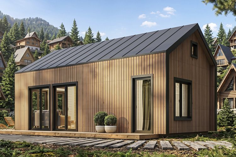 Wolff Finnhaus Ferienhaus Sajan 44 - 88 mm