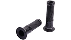 Progrip Griffgummi 728 Schwarz / Schwarz Offen Paar Ø22/25mm Länge 122mm