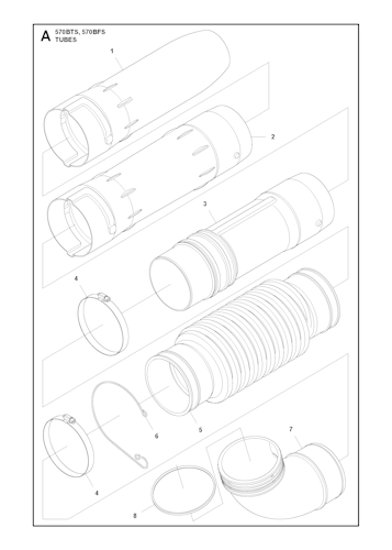 Husqvarna Blasgeräte 966629401 570BTS Blasgerät