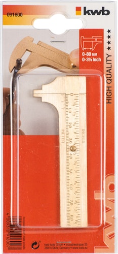 kwb Knopfmass Messing 80 mm 91600