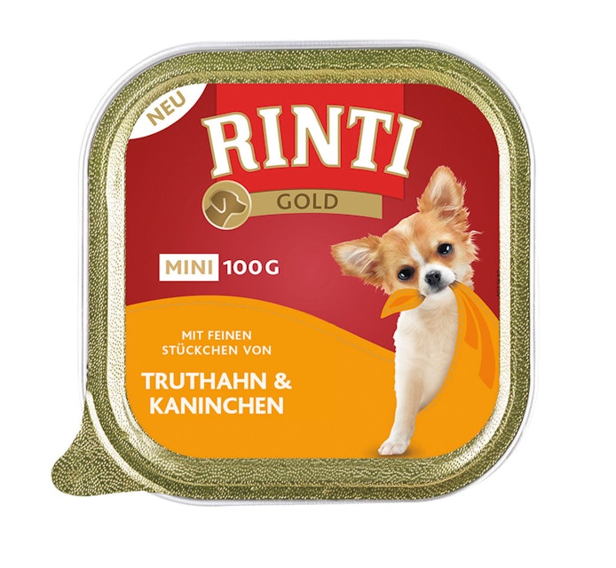 RINTI Gold Mini 100g Schale HundenassfutterVorschaubild