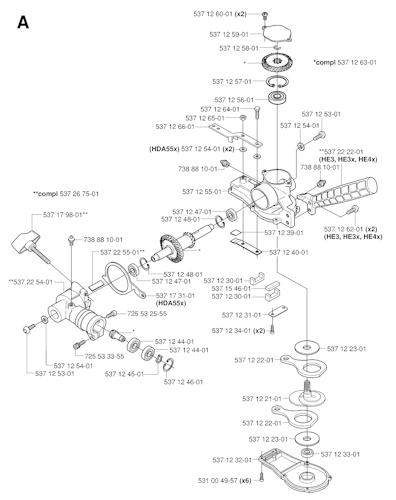 Husqvarna Heckenscheren/Stabheckenscheren 20050600001 323HE3
