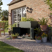 KGT Hochbeet UrbanGrow M-Space inkl. Stauraum - B 101 x T 51 x H 86 cm