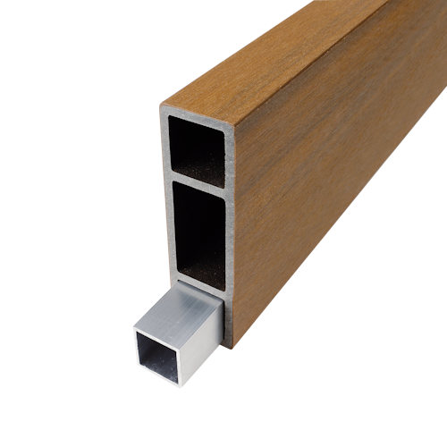 Fiberdeck Brise soleil Stabilisierungsleiste L-385 cm Alu, 1 Set = 4 Leisten  0 cm