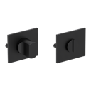 Vorschaubild Griffwerk FRAME | DESIGN MANUFAKTUR ROSETTE -Graphitschwarz Rosettenpaar eckig -Prontofix -WC