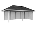 Vorschaubild Palmako Pavillon Bianca 16,6 m² Set 109