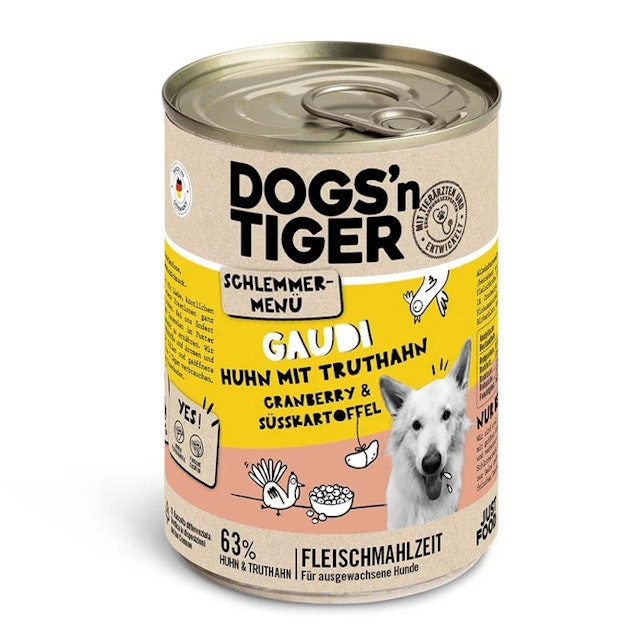 Dogs'n Tiger 400g Dose HundenassfutterVorschaubild