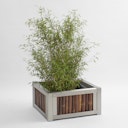 Vorschaubild BambusBASIS Hochbeet - Profile Edelstahl