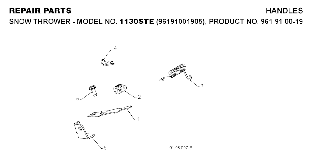 Explosionszeichnung Ersatzteile