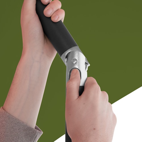 doppler Mittelmastschirm myZONE 300 Push up, Aluminium Anthrazit / 100 % Polyester 180 g/m²