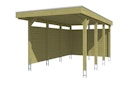 Vorschaubild Skan Holz Carport Friesland 320x555 cm inkl. Seiten- und Rückwand Set A