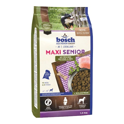 bosch Maxi Senior Geflügel & Reis Hundetrockenfutter