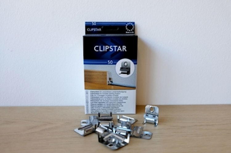 KWG BCL 50 Befestigungsclipse Clipstar für Steckfussleisten L-1060, 1061, 1062, Trend