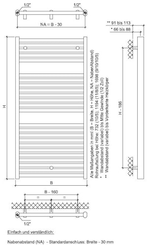 Ximax Badheizkörper LUX