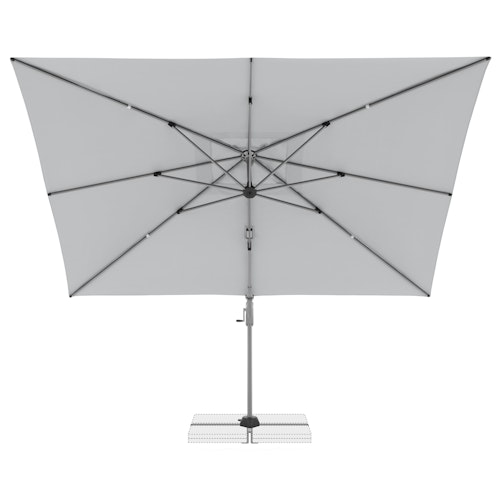 doppler Pendelschirm ACTIVE 260 x 350, Aluminium Silber / 100 % Polyester 180 g/m²