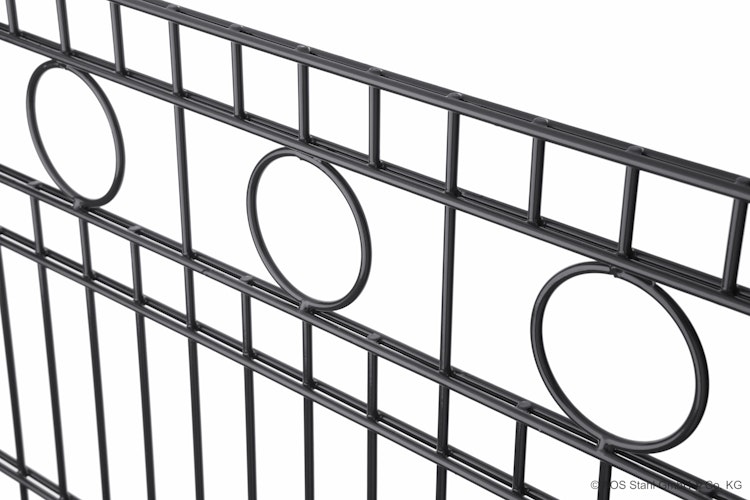 dz Schmuckzaunset Residenz standard ROM mit Pfosten VAP