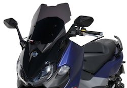 ERMAX Scooterscheibe Sport Acrylic durchsichtig Schwarz getönt für SYM Maxsym 500/508 TL