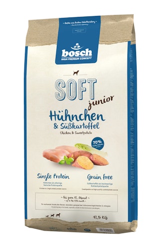 bosch SOFT junior Hühnchen & Süßkartoffel Hundetrockenfutter