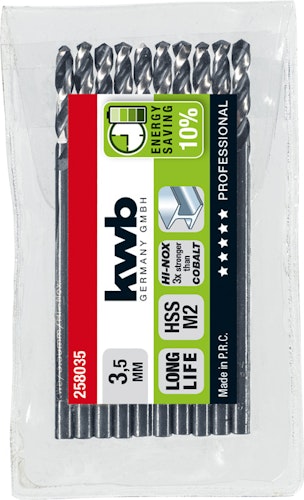 kwb Akku Top HI-NOX HSS Bohrer 3,5 mm TÜ 258035