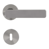 Griffwerk VAYA 265 MINIMAL MODERN fast2fix Fast2Fix Rosetten rund Buntbart Samtgrau