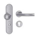 Vorschaubild Griffwerk Kombi-Schutzbeschlag TITANO SB_882 mit Griff LORITA 72mm Zylinderabdeckung Tür 38-50mm LORITA Edelstahl matt