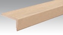 Vorschaubild MEISTER Treppenkante Parkett L-Profil 2150 x 13 mm 9017 Eiche authentic cremeweiß ultramattlackiert