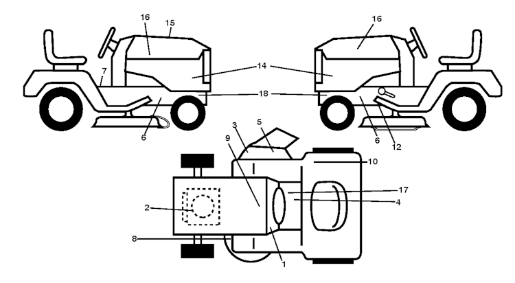 Husqvarna Gartentraktoren 96041032000 YTH 224TFi