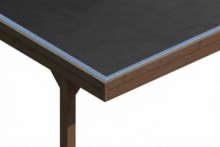 Skan Holz Friesland - Flachdach Carport aus Nadelholz Breite 320 cm