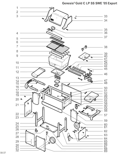 Weber Genesis Gold C LP SS SWE (2005) (Germany/Austria)
