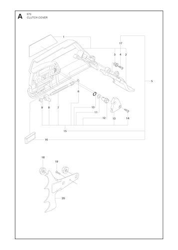 Husqvarna Kettensägen 570, 20110100001-Current