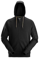 Snickers Kapuzenjacke mit durchgehendem Reißverschluss und Logo