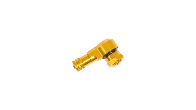 Spec-X Reifenventil 11,3 mm Winkelventil Gold Eloxiert